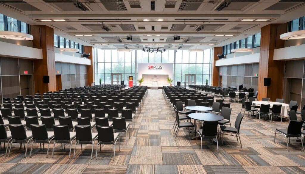 Conference venue layout