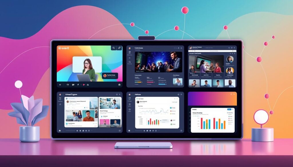 תכונות פלטפורמת אירועים וירטואליים