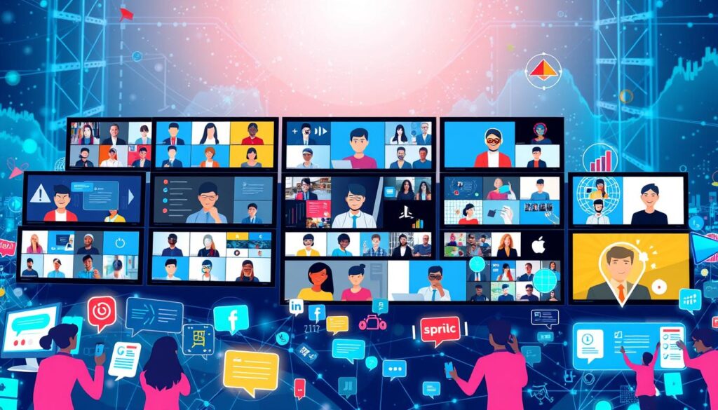 מדיה חברתית לאירוע וירטואלי