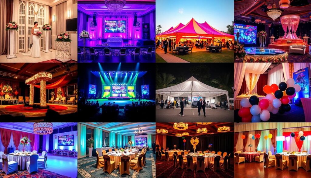 סוגי אירועים ודרישותיהם הייחודיות