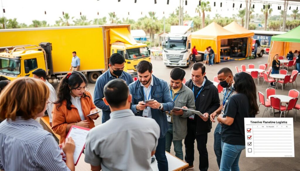 best practices in event logistics
