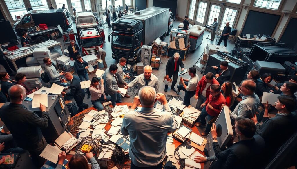 אתגרים בלוגיסטיקת אירועים